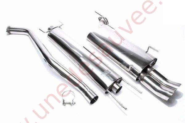 LIGNE D’ÉCHAPPEMENT SPORT INOX DTM DOUBLE SORTIE 2×76 MM EVOVBAED76 POUR OPEL VECTRA B BERLINE  CC  CARAVAN J96 1.6–2.0 DTI (1995–2003)