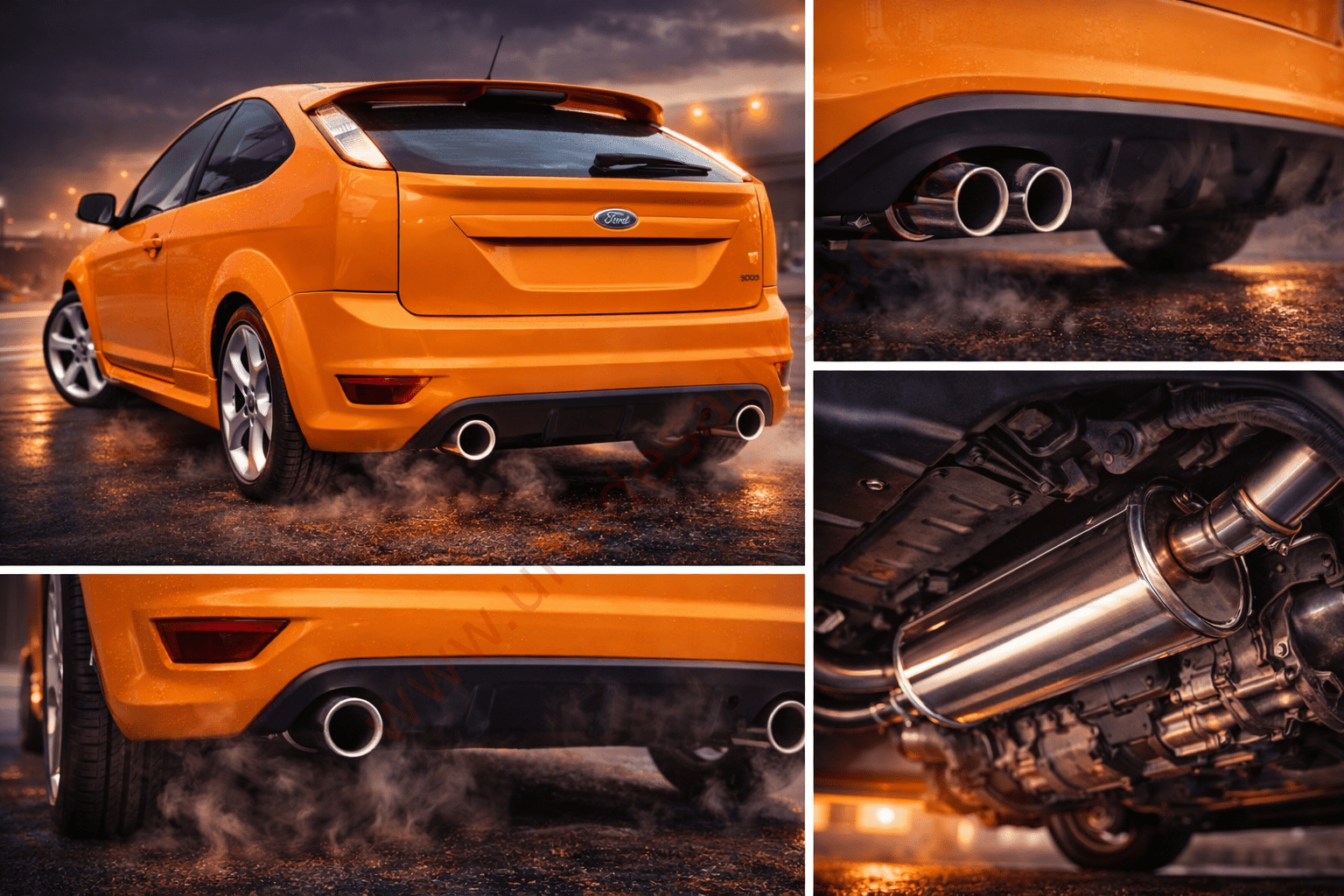 Ligne d’échappement sport inox duplex Ford Focus II ST 225