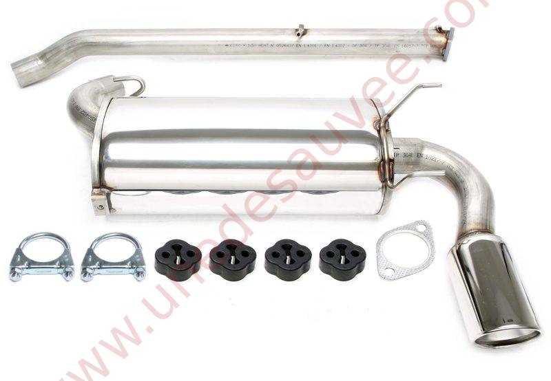 Ligne d’échappement sport inox Mazda MX-5 NA 1x100 mm