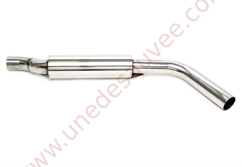 SILENCIEUX INTERMÉDIAIRE SPORT INOX EVOG1A-VSD POUR VW GOLF 1 CABRIOLET TYPE 155 / SCIROCCO 2 TYPE 53B (1984–1993) – Image 2