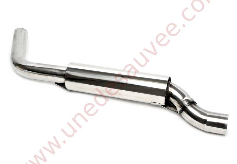Silencieux intermédiaire inox Golf 1 Cabriolet Scirocco 2