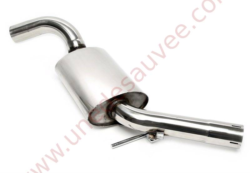 Tube intermédiaire échappement inox Golf 2 19E