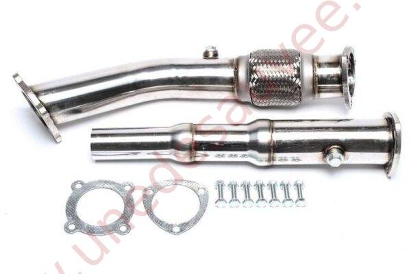 DOWNPIPE INOX 76MM 06VW001 POUR AUDI A3 8L / TT 8N / SEAT LEON 1M / TOLEDO II 1M / SKODA OCTAVIA 1U / VOLKSWAGEN GOLF 4 / BORA / NEW BEETLE 1.8T 150 À 190 CH (1996-2010)