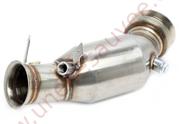 DOWNPIPE INOX AVEC CATALYSEUR 90MM RÉFÉRENCE 06BM042 POUR BMW SÉRIE 1 F20 F21 M135I ET SÉRIE 3 F30 F31 F34 335I MOTEUR N55 306 À 326 CH JUSQU’À 06/2013