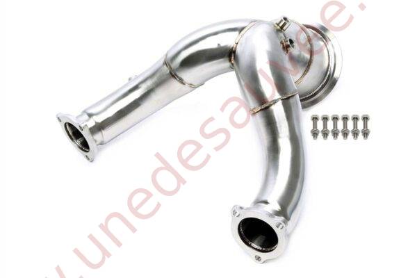 DOWNPIPE INOX AVEC CATALYSEUR SPORT 76MM RÉFÉRENCE 06AU016 POUR AUDI S4 B9 / S5 F5 3.0 TFSI 354 CH (2019-)
