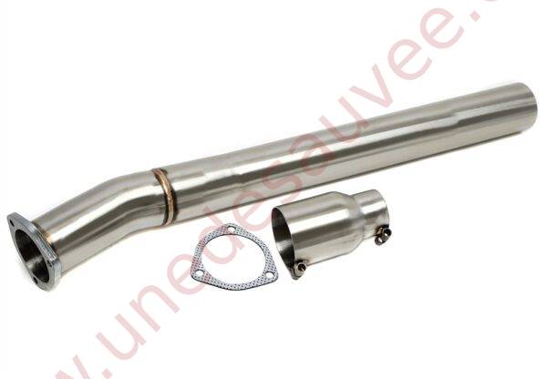 DOWNPIPE INOX REMPLACEMENT FAP 76MM RÉFÉRENCE 06AU036 POUR AUDI A6 C6 QUATTRO 2.7 TDI ET 3.0 TDI 180 À 240 CH (2004-2011)
