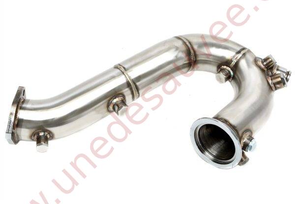 DOWNPIPE INOX REMPLACEMENT FAP 76MM RÉFÉRENCE 06AU040 POUR AUDI A4 B9 3.0 TDI 218 ET 272 CH (2015-2018)