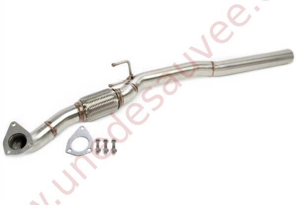 DOWNPIPE INOX SANS CATALYSEUR 57MM 06VW016 POUR AUDI A3 8L / SEAT LEON 1M / TOLEDO II 1M / SKODA OCTAVIA 1U / VOLKSWAGEN GOLF 4 / BORA / NEW BEETLE 1.9 TDI 90 À 150 CH (1996-2011)
