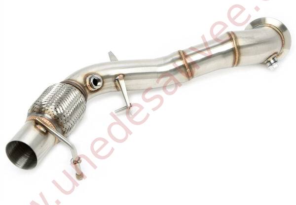 DOWNPIPE INOX SANS CATALYSEUR 65MM RÉFÉRENCE 06BM028 POUR BMW SÉRIE 1 F20 F21 ET SÉRIE 3 F30 F31 MOTEUR N13 114I À 320I 102 À 177 CH 2013-2019
