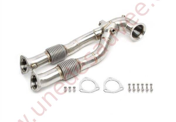 DOWNPIPE INOX SANS CATALYSEUR 70MM RÉFÉRENCE 06AU011 POUR AUDI RS3 8V / AUDI TT RS 8S 2.5 TFSI 400 CH (2016+) COMPATIBLE EXTENSION 06AU012