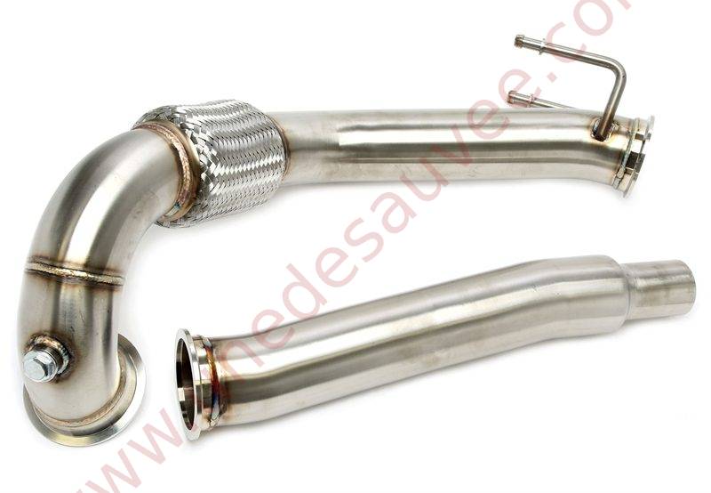 DOWNPIPE INOX SANS CATALYSEUR 76MM 06VW020 POUR AUDI A1 8X / SEAT IBIZA 6J / VOLKSWAGEN POLO 6R 1.8 TSI GTI 192 CH (2014-2017) – Image 2