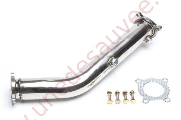 DOWNPIPE INOX SANS CATALYSEUR 76MM RÉFÉRENCE 06AU004 POUR AUDI A4 B8 / A5 B8 / Q5 8R 2.0 TFSI 180 À 225 CH (2008-2017)