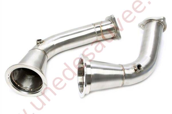 DOWNPIPE INOX SANS CATALYSEUR 76MM RÉFÉRENCE 06AU018 POUR AUDI RS4 B9 / RS5 B9 2.9 TFSI 450 CH (2016-)