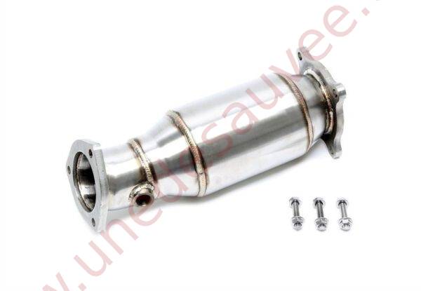 DOWNPIPE INOX SANS CATALYSEUR 80MM / 70MM RÉFÉRENCE 06AU010 POUR AUDI A4 B9 / A5 F5 2.0 TFSI 190 À 252 CH (2016-)