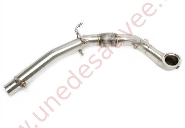 DOWNPIPE INOX SANS CATALYSEUR AVEC OPF 65MM RÉFÉRENCE 06VW017 POUR AUDI TT 8S, CUPRA FORMENTOR KM, SEAT LEON IV KL, SKODA OCTAVIA NX, SKODA SUPERB 3V, VOLKSWAGEN ARTEON 3H, GOLF 8 CD ET PASSAT B8 2.0 TSI EA888 GEN 4 190 À 300 CH 2018-2024