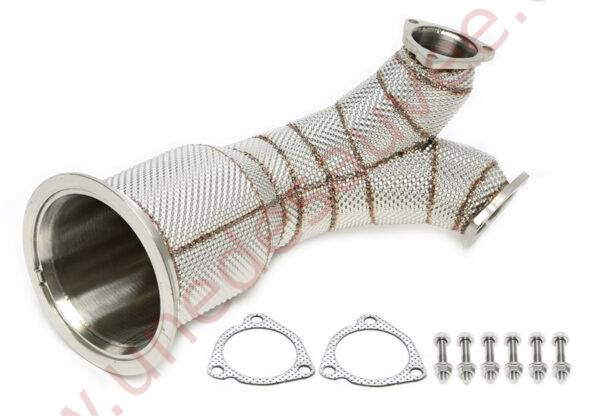 DOWNPIPE INOX SANS CATALYSEUR AVEC PARE-CHALEUR 65MM RÉFÉRENCE 06AU028 POUR AUDI SQ5 FY 3.0 TFSI V6 TURBO QUATTRO 354 CH 2017-2020