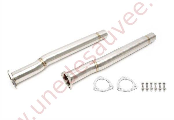 DOWNPIPE INTERMÉDIAIRE INOX 70MM RÉFÉRENCE 06AU012 POUR AUDI RS3 8V / AUDI TT RS 8S 2.5 TFSI 400 CH (2016+) COMPLEMENT DOWNPIPE 06AU011