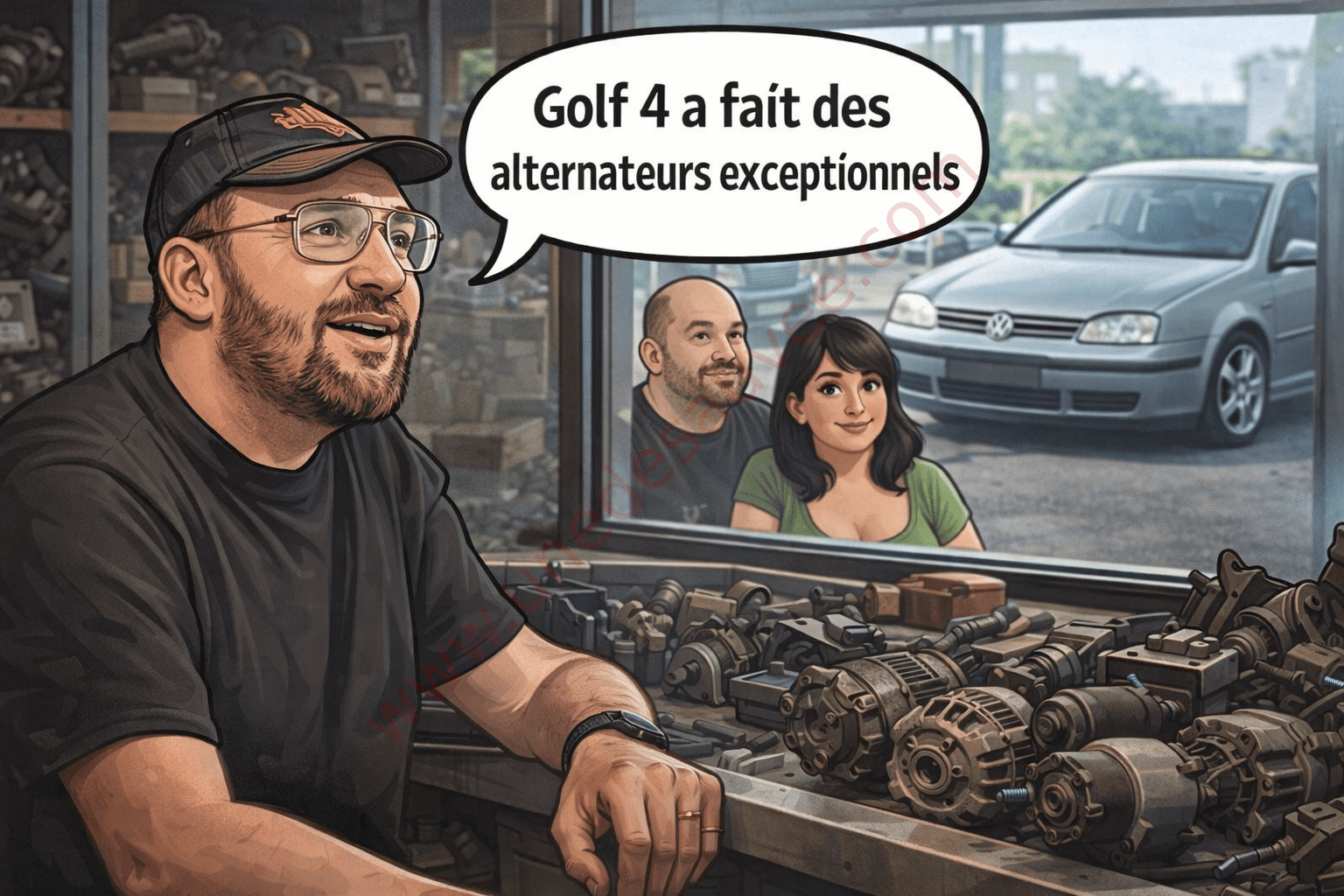 Illustration humour Golf 4
