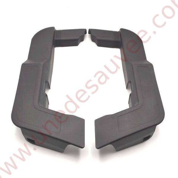 KIT DE 2 CACHES LATÉRAUX PLASTIQUE POUR GLISSIÈRE DE SIÈGE AVANT POUR RENAULT SUPER 5 GT TURBO