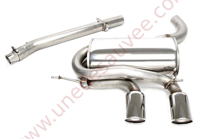 Ligne échappement inox 2x100 Golf 6 R