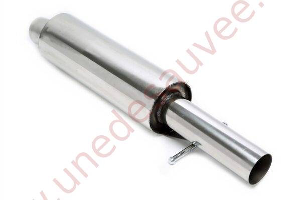 SILENCIEUX INTERMÉDIAIRE SPORT INOX EVOG4A-VSD POUR AUDI A3 8L / SEAT LEON 1M / VOLKSWAGEN GOLF 4 1J 1.4 À 2.0 ESSENCE + DIESEL HORS QUATTRO / 4MOTION / VARIANT / CUPRA (1996–2005)