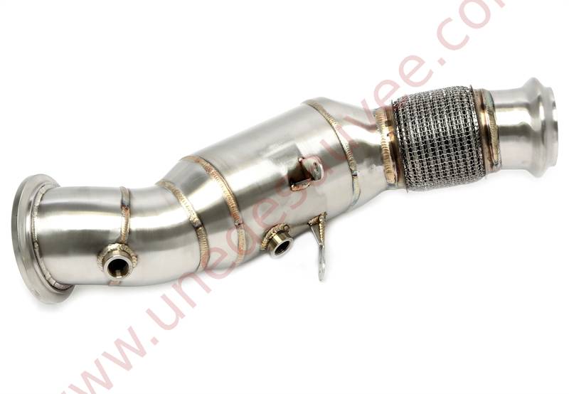 DOWNPIPE INOX SANS CATALYSEUR 75MM RÉFÉRENCE 06BM038 POUR BMW SÉRIE 1 F20 F21, SÉRIE 2 F22 F23, SÉRIE 3 F30 F31 F34 G20 G21, SÉRIE 4 F32 F33 F36 G22 G23 G26, SÉRIE 5 G30, SÉRIE 6 G32, X3 G01 ET X4 G02 MOTEUR B48 184 À 258 CH 2015-2024 – Image 2