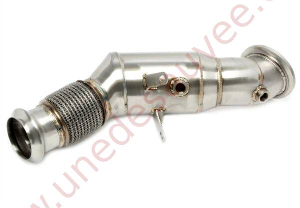 DOWNPIPE INOX SANS CATALYSEUR 75MM RÉFÉRENCE 06BM038 POUR BMW SÉRIE 1 F20 F21, SÉRIE 2 F22 F23, SÉRIE 3 F30 F31 F34 G20 G21, SÉRIE 4 F32 F33 F36 G22 G23 G26, SÉRIE 5 G30, SÉRIE 6 G32, X3 G01 ET X4 G02 MOTEUR B48 184 À 258 CH 2015-2024