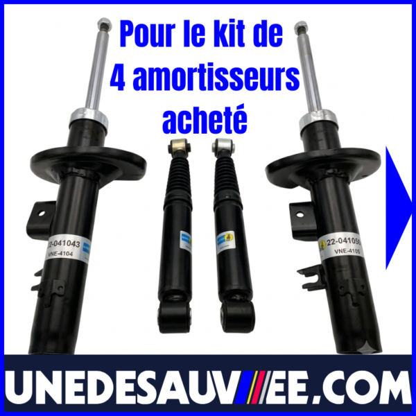 PROMOTION KIT DE 4 AMORTISSEURS AVANT ET ARRIÈRE BILSTEIN B4 + OFFERT KIT ROULEMENT & BUTEES - PEUGEOT 309 205 GTI CTI GTI 16 RALLYE