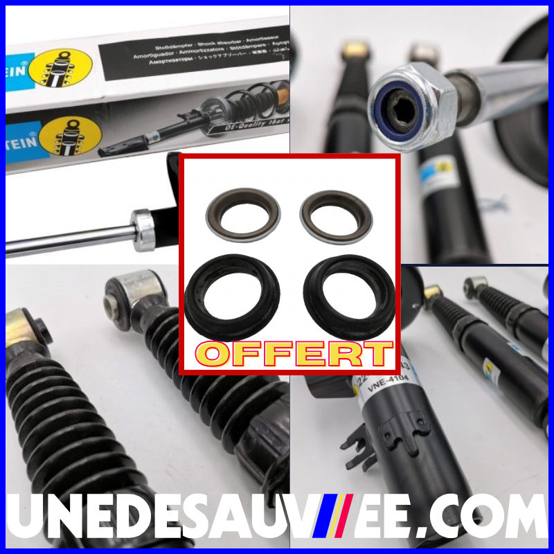 PROMOTION KIT DE 4 AMORTISSEURS AVANT ET ARRIÈRE BILSTEIN B4 + OFFERT KIT ROULEMENT & BUTEES - PEUGEOT 309 205 GTI CTI GTI 16 RALLYE – Image 3