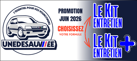 L&rsquo;art de la vidange : chouchoutez votre Youngtimer avec nos nouveaux kits entretien !