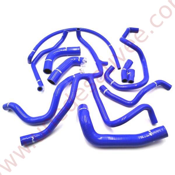 KIT DE 11 DURITES D'EAU EN SILICONE DE COULEUR BLEU POUR PEUGEOT 205 DIESEL XLD XRD GLD GRD SRD XAD XRAD PHASE 1