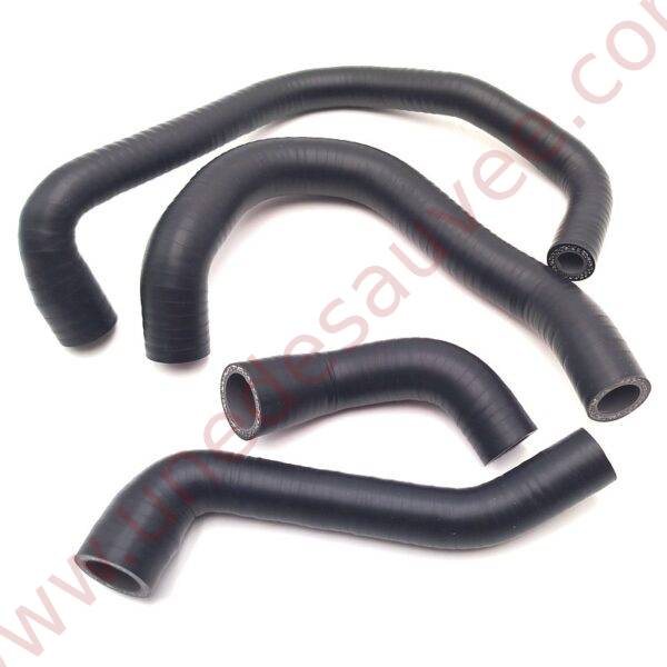 KIT DE 4 DURITES D'HUILE EN SILICONE NOIR MAT POUR PEUGEOT 205 DIESEL XLD XRD GLD GRD SRD XAD XRAD