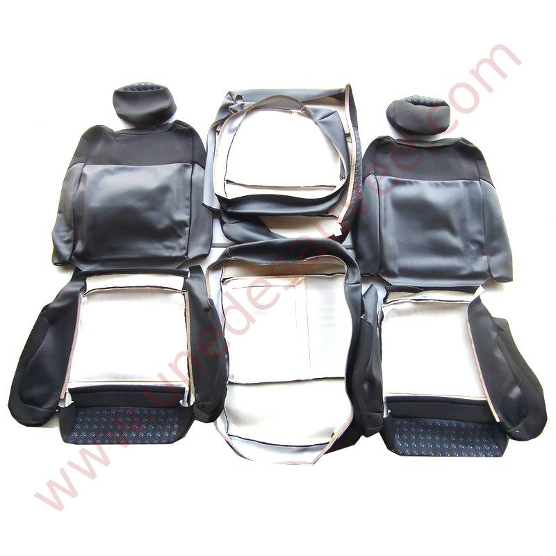 GARNITURES DE SIÈGES TOUS TISSU " DIAC " POUR RENAULT CLIO 16S PHASE 1 HABILLAGE - COIFFE - SELLERIE COMPLÈTE