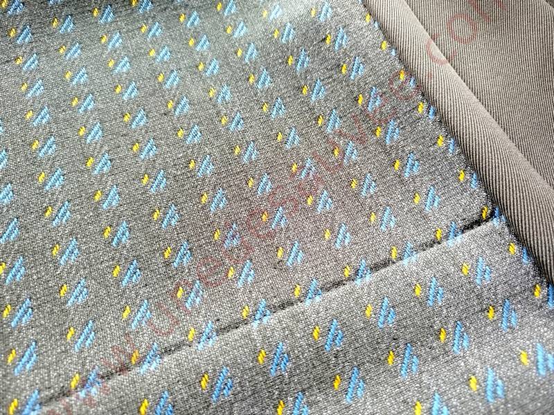 GARNITURES DE SIÈGES TOUS TISSU " DIAC " POUR RENAULT CLIO 16S PHASE 1 HABILLAGE - COIFFE - SELLERIE COMPLÈTE