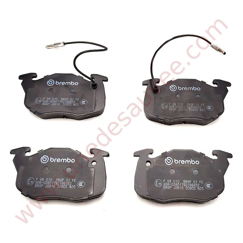 KIT COMPLET DE PLAQUETTES DE FREIN AVANT POUR PEUGEOT 205 305 309 405 GTI CTI CJ RALLYE D TURBO